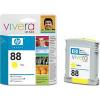 HP 88 Large Yellow Ink Cartridge with Vivera Ink