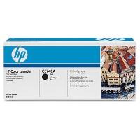 CE740A HP Color LaserJet Black Print Cartridge with improved ColorSphere toner formulation and Smart Printing Technology