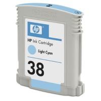 HP 38 Light Cyan Pigment Ink Cartridge with Vivera Ink