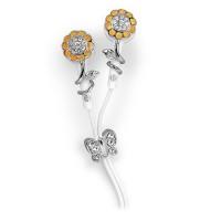Casti Altec Lansing MHP206 In ear, cristale Swarovski floare si fluture