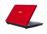 Laptop MSI U123-017EU (red) 10.2" Intel Atom N280 1.66GHz 1GB 160GB Webcam Win XP