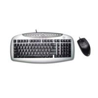 Kit A4tech KB-21620D tastatura KB-21 + mouse optic OP-620D, PS2, negru