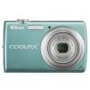 Camera foto nikon coolpix s220 (aqua green), 10.0 mp