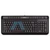 Tastatura A-shape ultraslim A4Tech KLS-40, negru, PS2