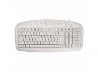 Tastatura ergonomica A4Tech KBS-27 PS (White), PS2