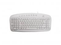 Tastatura ergonomica A4Tech KBS-29 alba