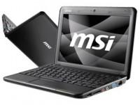 Laptop MSI U100-1004EU (black) 10" Intel Atom N270 1.6GHz 1024MB 160GB XP Home