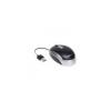 Mini Retractable Laser Mouse - silver/black