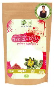 Rhodiola rosea pulbere raw bio 125g