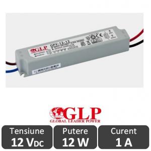 Sursa alimentare GLP LED 12W 12V IP67