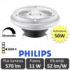 Bec LED Philips - MASTER LEDspot LV AR111 D 11-50W 40D 930 alb-cald
