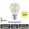 Bec led clasic vivalux 6w 720lm e27 af60