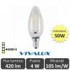Bec led clasic vivalux 4w 420lm e14