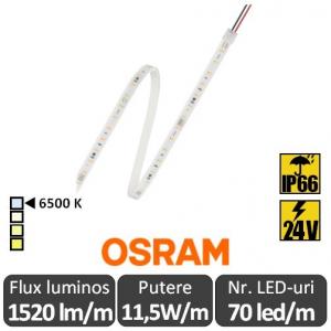 Banda LED flexibila - Osram VFP1500 865 11,5W/m 24V rola 5m alb-rece