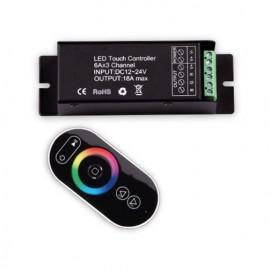 Controler RGB RF Touch, 3x6A, 12-24V