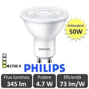 Spot LED Philips - Classic MV 4.7-50W GU10 Nedimabil 2700K