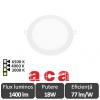 ACA Lighting Plato Panou Led Rotund Alb 18W 3000/4000/6500K