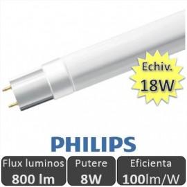 Tub LED Philips CorePro LEDtube 600mm 8W 840 C 230V Glass, alb-neutru