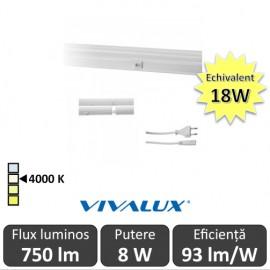 Vivalux Tub SPICA LED  8W T5 880mm 4000K alb-neutru