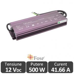 Sursa alimentare FOSE LED 500W 12V IP67