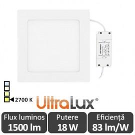 Ultralux Panou Led 18W Alb-Cald LPSB2251827