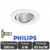 Philips spot clearaccent 6w rs061b alb-cald/alb-neutru orientabil