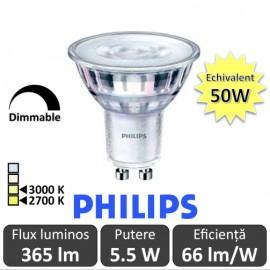 Spot LED Philips - Classic MV 5.5-50W GU10 Dimabil 2700/3000K