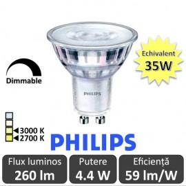 Spot LED Philips - Classic MV 4.4-35W GU10 Dimabil 2700/3000K