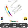 Set smart spectrum banda rgb+cct 17w ip44 compatibil google si amazon