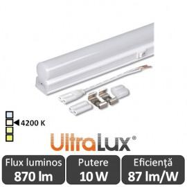 Ultralux Tub LED Thermoplastic 10W T5 900mm 4200K alb-neutru