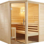 Sauna masiv tip KOMFORT, ALASKA, BASIC, WELLFUN