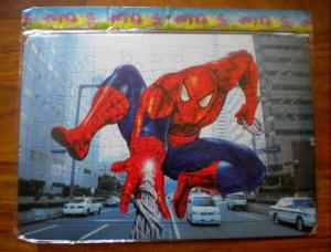 Puzzle carton Spiderman