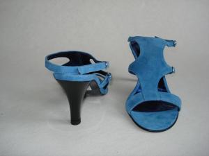 Sandale vara - Colectia 2010-2011 -  Bleu Piele Intoarsa