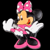 Buton mobila gumat Minnie Mouse