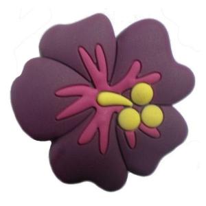 Buton soft plastic Floare Violet