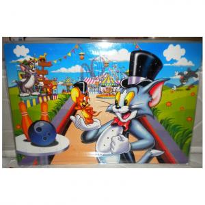 Puzzle carton 63 piese Tom si Jerry