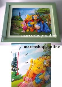 Ceas copii perete "tablou" Pooh