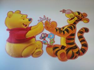 Sticker mare Pooh si Tigrila