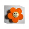 Buton plastic floare orange