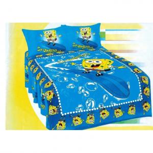 Cuvertura pat copii Sponge Bob