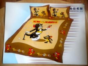 Cuvertura pat copii Tom si Jerry