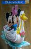 Sticker mediu Mickey si Minnie in lebada