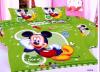 Lenjerii copii 3 piese mickey verde