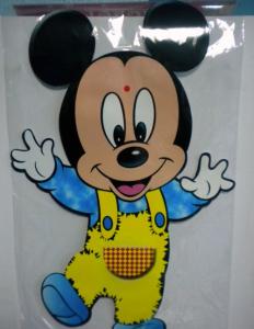 Sticker Mickey in salopeta
