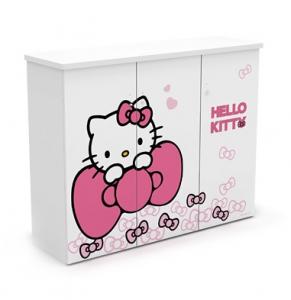 Comoda copii 3 usi Hello Kitty