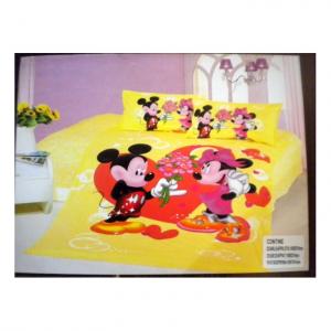 Lenjerii 3 piese disney Mickey si Minnie flori