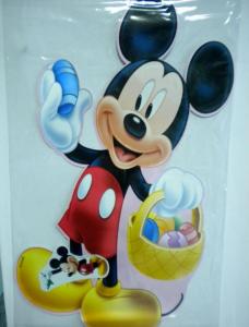 Sticker mediu Mickey cu cosul de oua