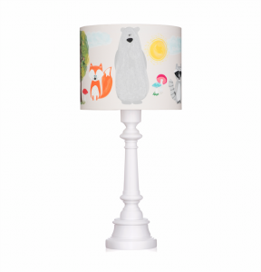 Lampa de noptiera pentru copii - Prietenii din padure