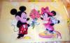 Lenjerii 3 piese Mickey si Minnie flori