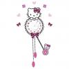 Ceas cu sticker pentru perete Hello Kitty